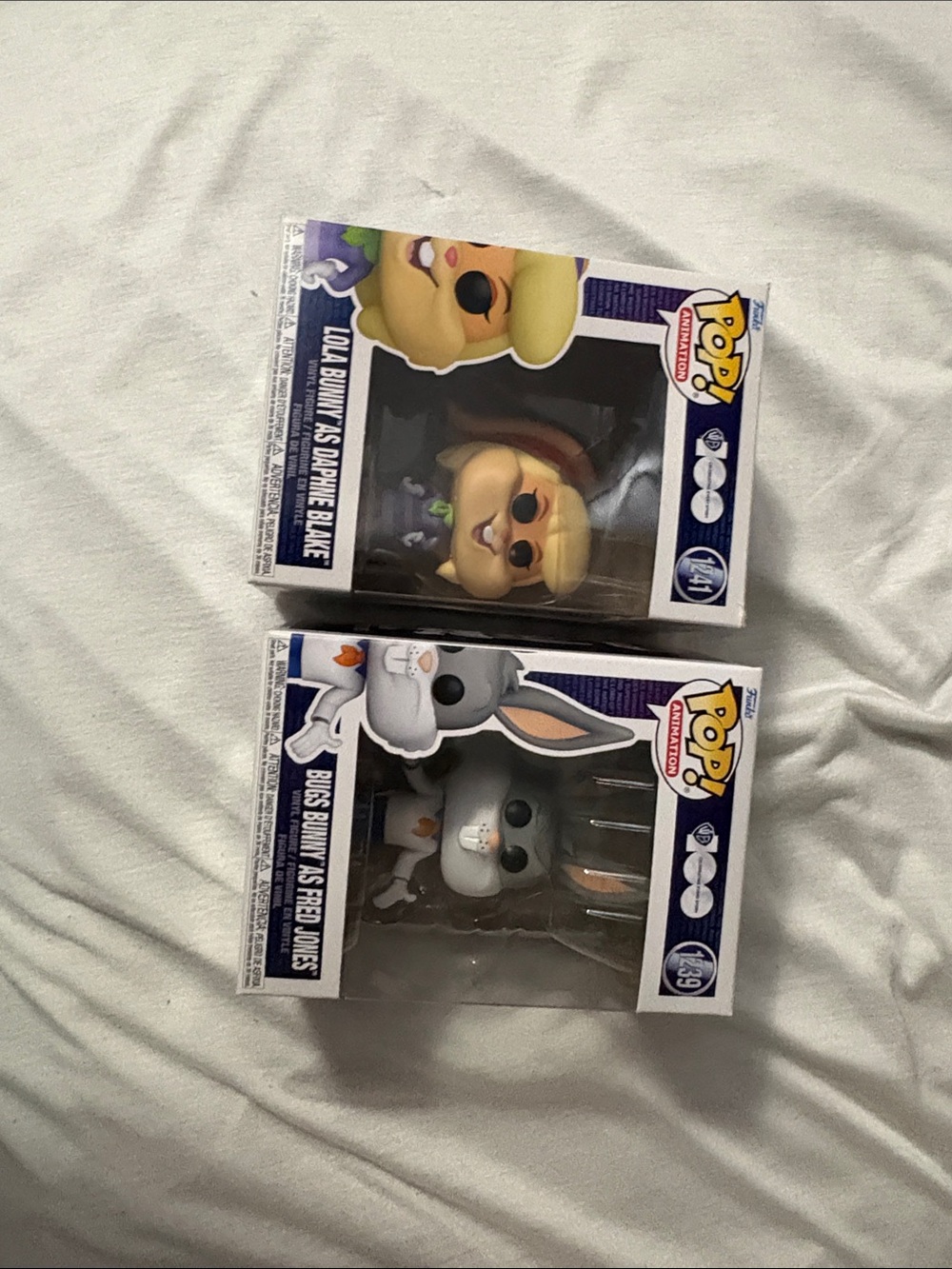 Funko Pop! Lola Bunny (Blonde) & Bugs Bunny (Gray, White) Collectible Figures